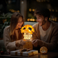 Lámpara de Mesa Girasol – Luz Cálida y Decorativa 