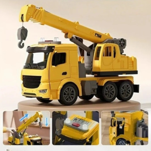 Truck Crane Byggleksak - realistisk lek och roligt lärande