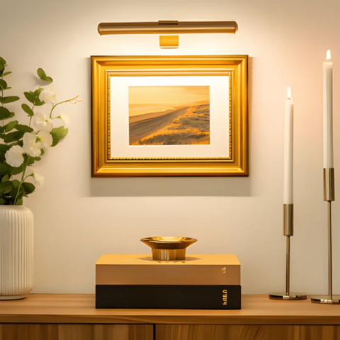 Ασύρματος επαναφορτιζόμενος λαμπτήρας τοίχου LED USB - Πλήρης περιστροφή & βολική επαναφόρτιση