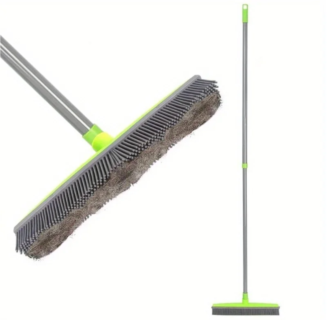 Scopa Anti-Peli Per Tappeti — Pratica Per Pavimenti, Tappeti E Divani 