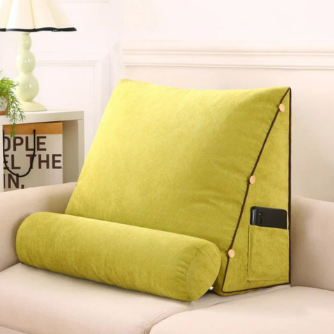 Coussin De Soutien Dorsal – Forme En Coin Pour Une Posture Idéale