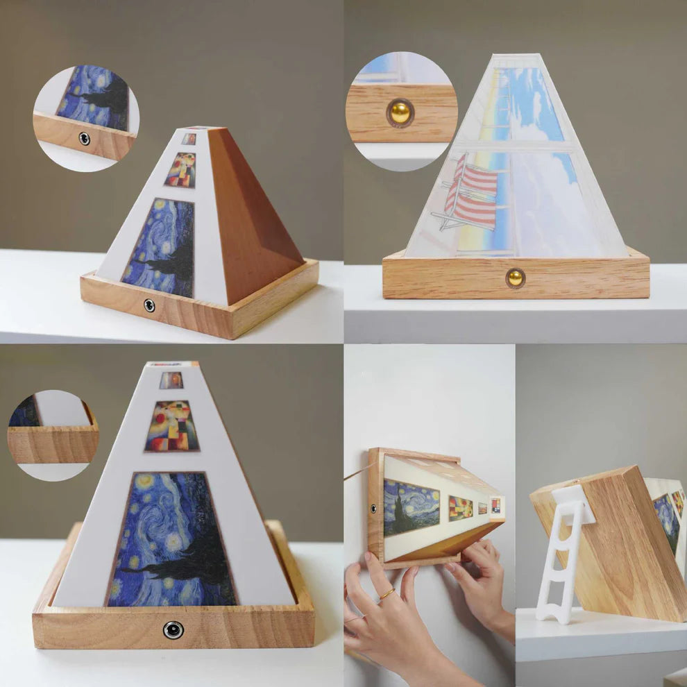Vegglampe Dekorativ – Visuell Illusjon 3D 