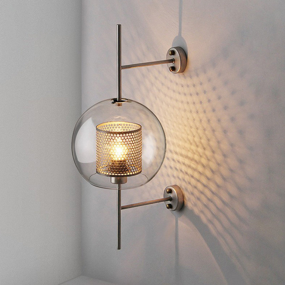 Industriel geometrisk væglampe - stil og modernitet
