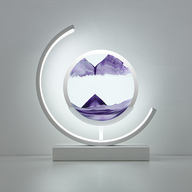 Pohybová písečná lampa – vizuální relaxace a uklidňující atmosféra 