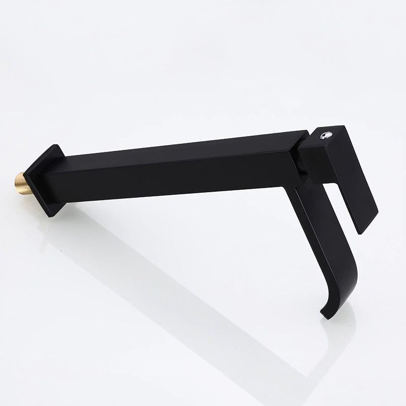 Torneira de Lavabo Elevada – Acabamento Elegante Preto Mate 