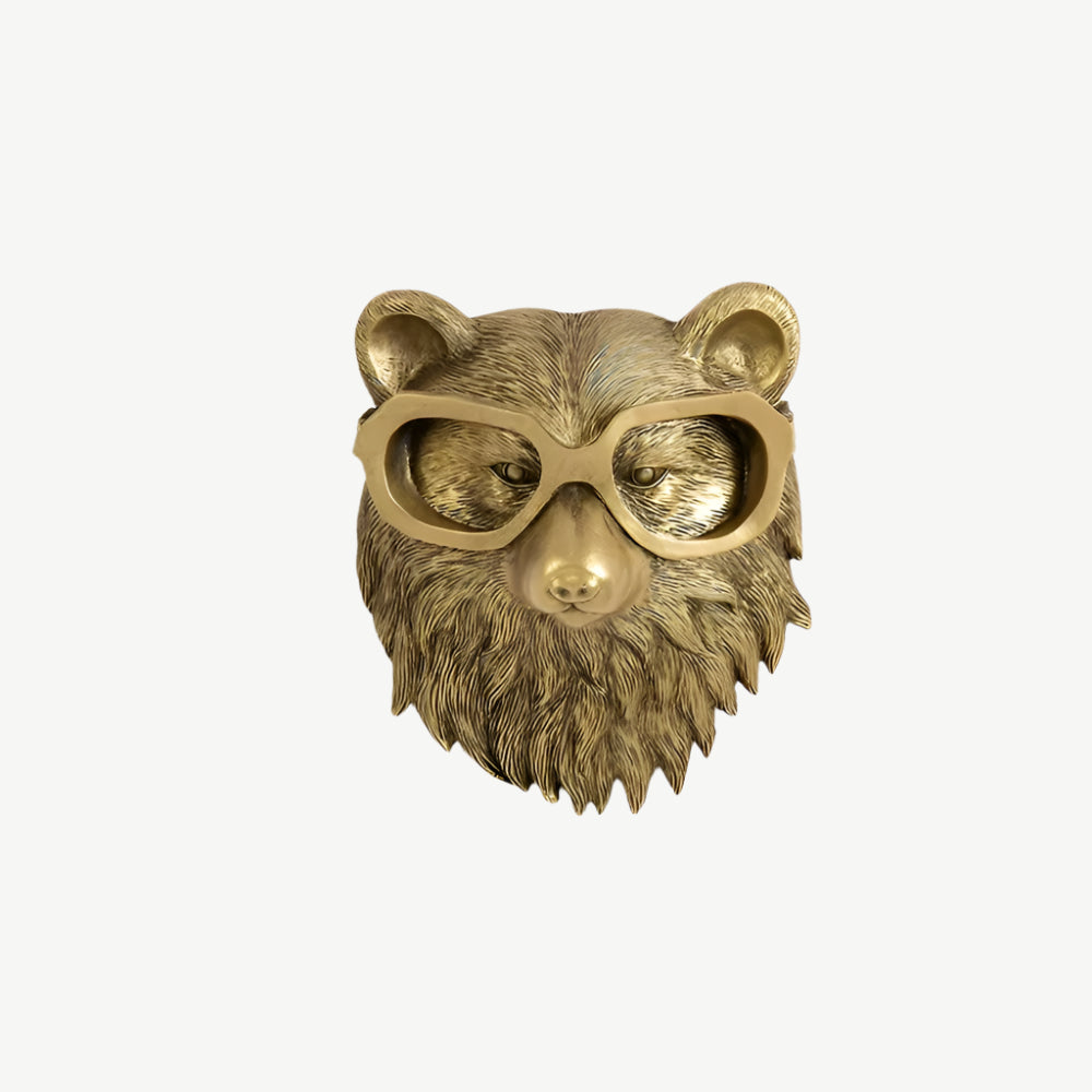 Gancho de parede dourado decorativo - Elegância discreta e acabamento brilhante