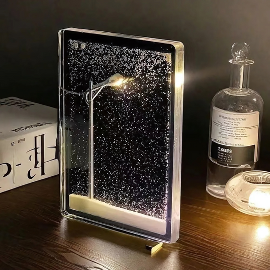 Lampe med fald-effekt – Magisk og lysende atmosfære 