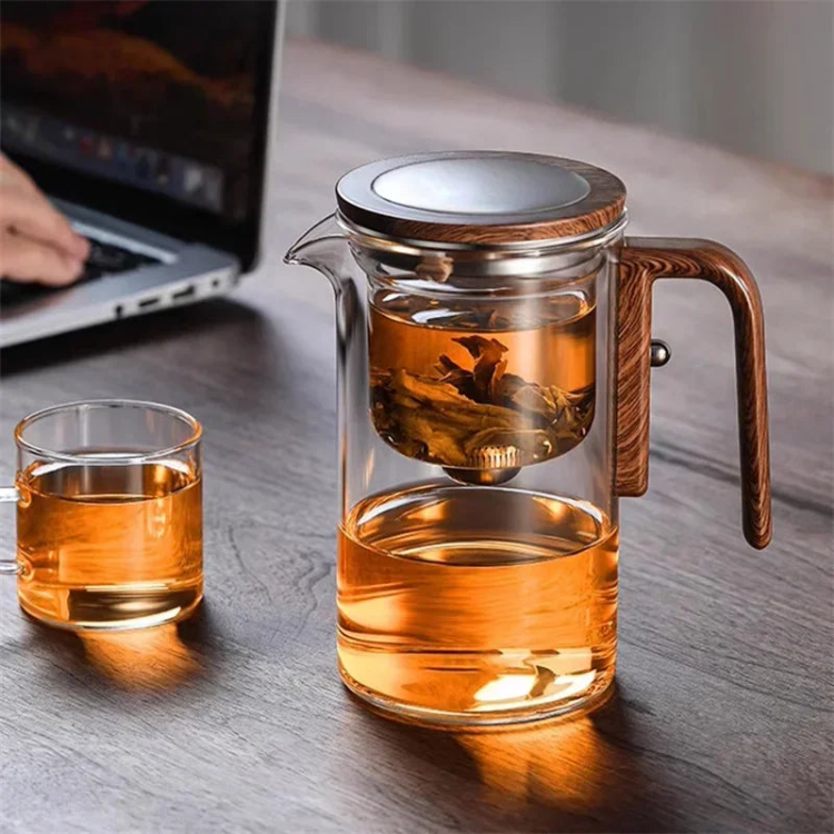 Chaleira De Vidro Com Infusor — Elegância E Simplicidade No Dia A Dia 
