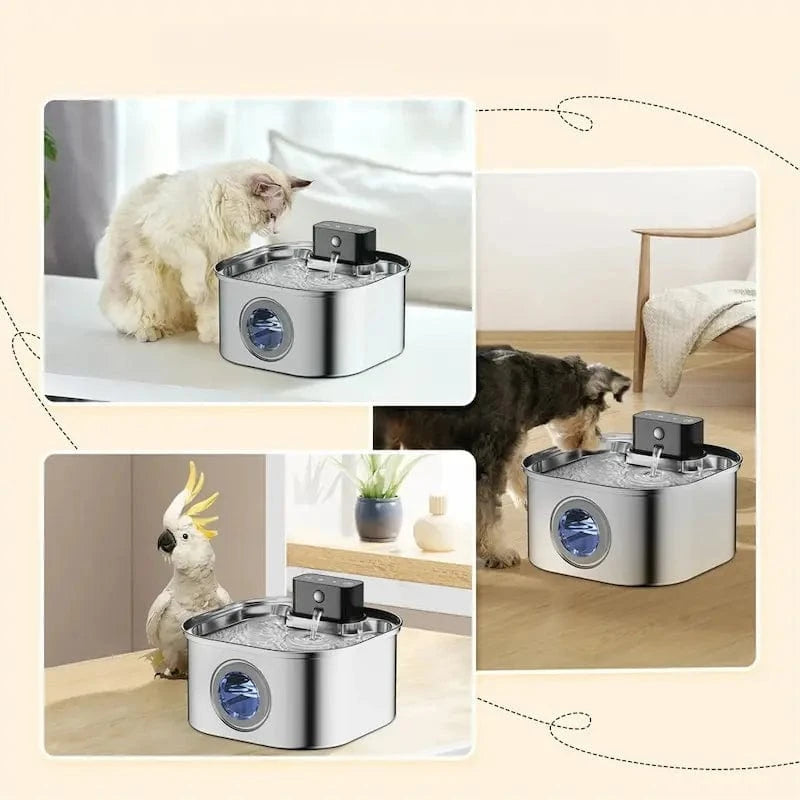Draadloze Waterfontein Voor Katten – Pure En Continue Hydratatie 