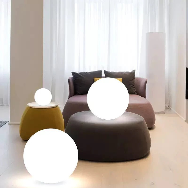 Sfera di illuminazione da giardino