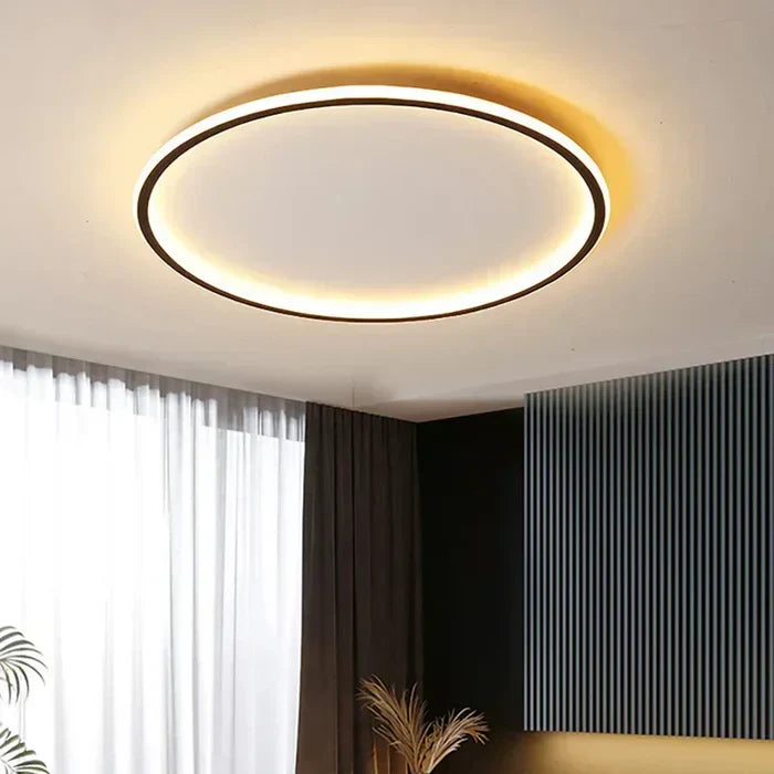 Luz de Teto Redonda – Ambiente Aconchegante e Elegância Escandinava 