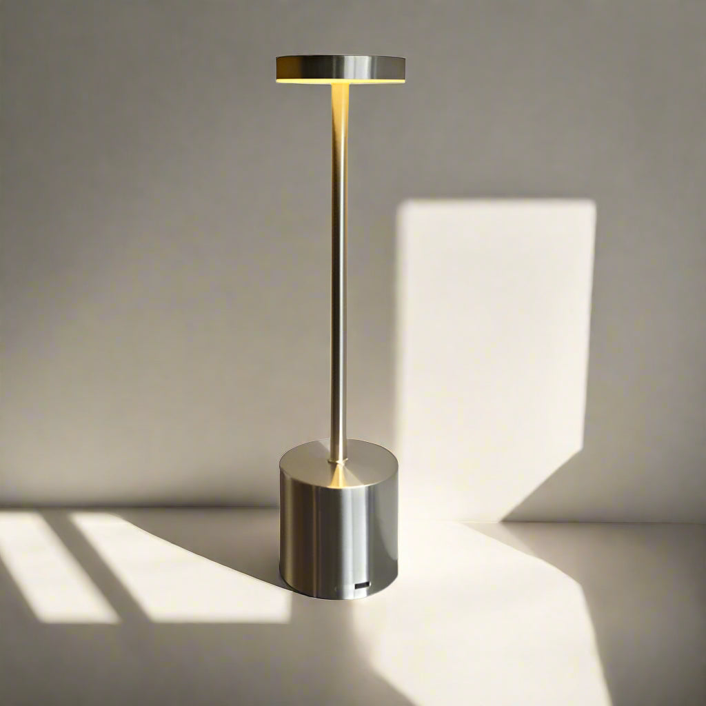 タッチ式充電可能LEDテーブルランプ - 実用的でモダンな照明 