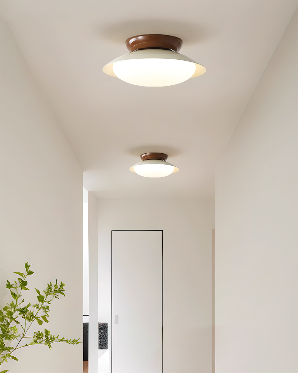 Plafón LED redondo - Resplandor natural y discreta elegancia
