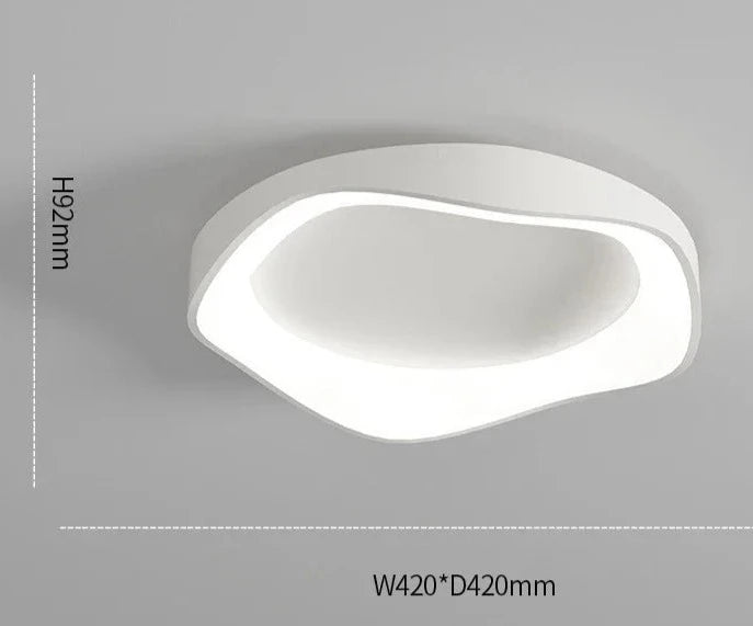 Asymetrické LED stropné svietidlo – Trend a elegancia 