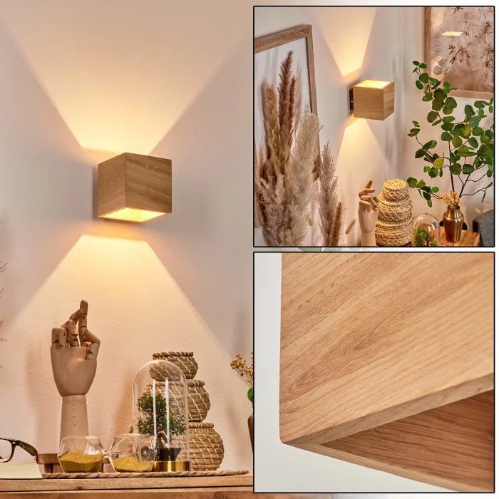 Wandlamp Vierkant – Chic en Authentiek Stijl 