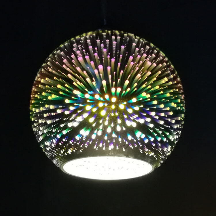 Suspensão Moderna Efeito Fogo de Artifício – Brilho Visual e Design Tendência 