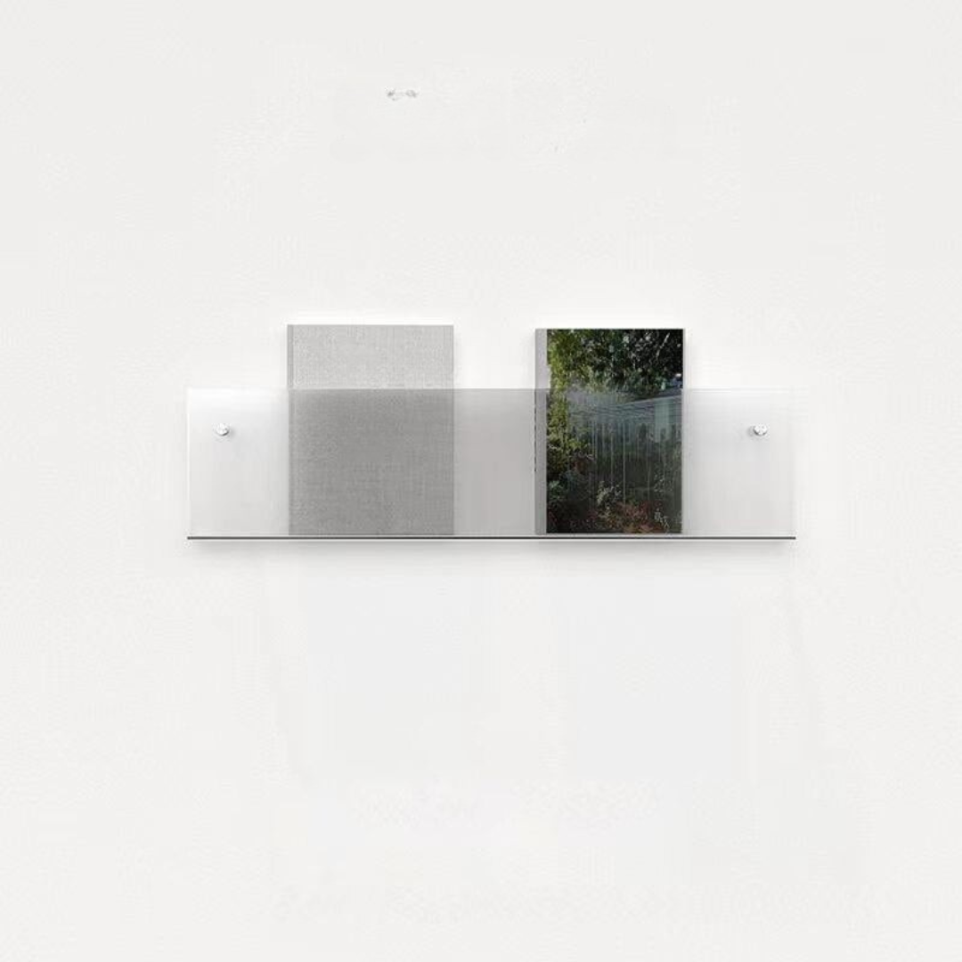 Raft de perete pentru reviste transparent – Design elegant și modern 