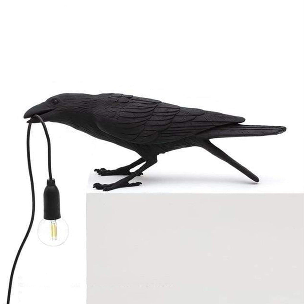 Lampă Decorativă — Corb pentru o Ambianță Misterioasă 