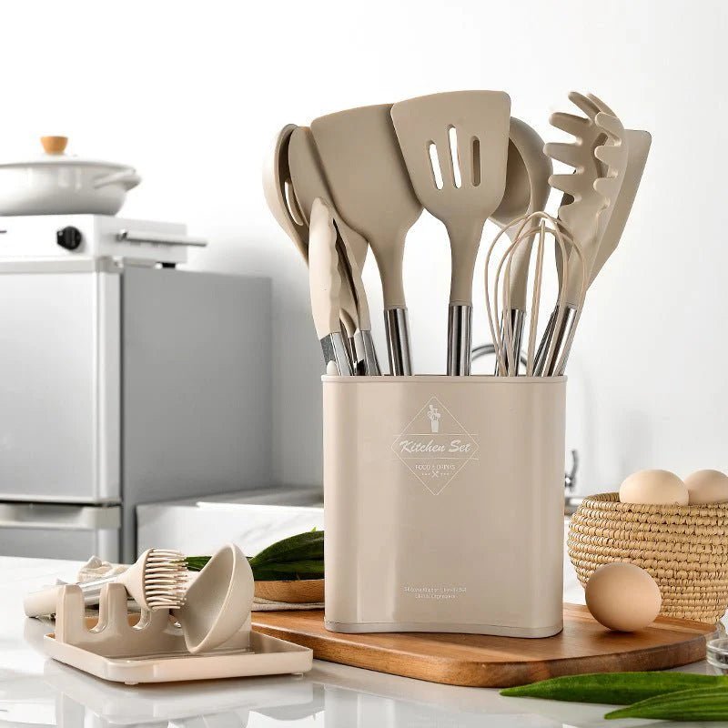 Conjunto de Utensílios de Cozinha – Prático e Versátil no Dia a Dia 