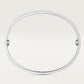 Pulseira Rígida – Acabamento Prateado e Estilo Refinado 