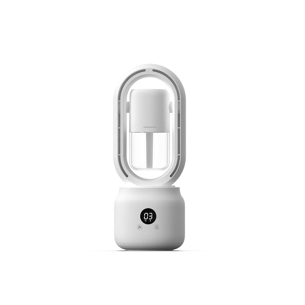 Ventilador Portátil com Humidificador – Frescura e Conforto Instantâneo 