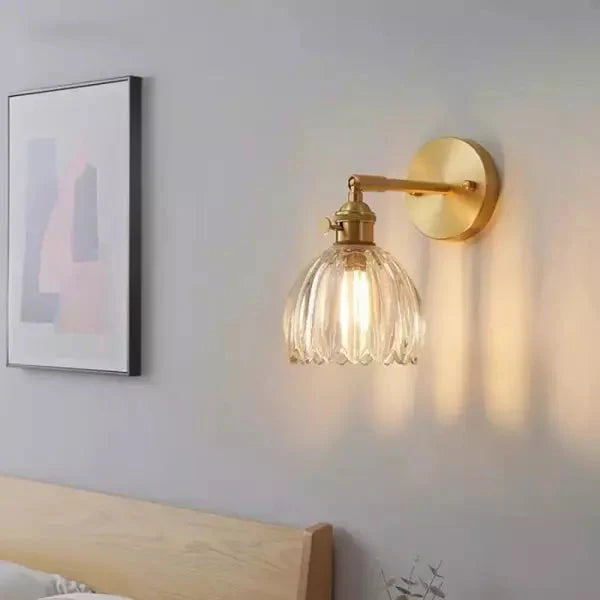 Aplique Decorativa de Pared – Flor en Capullo y Ambiente Romántico 