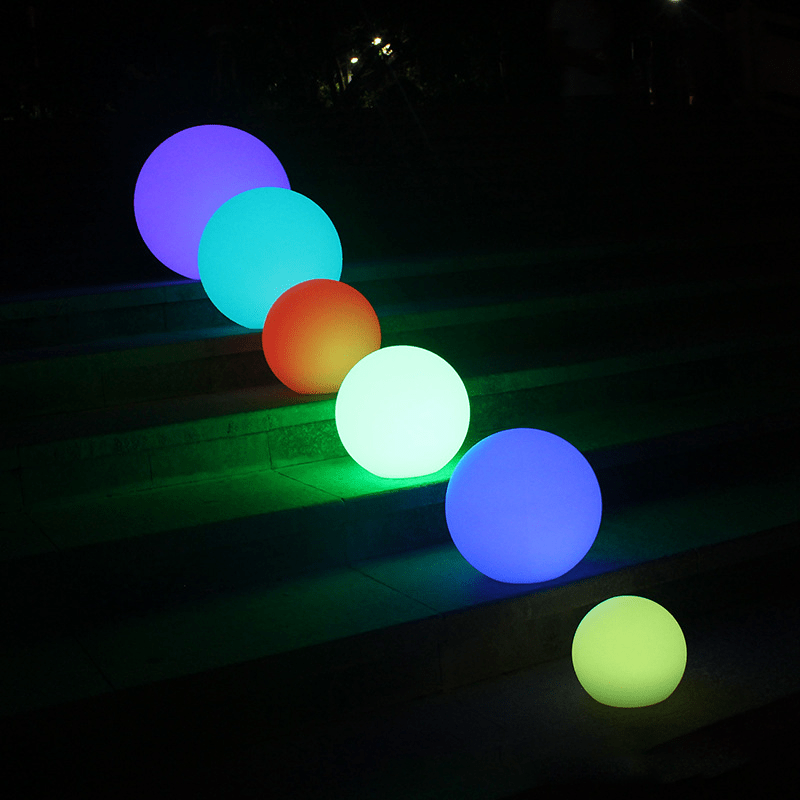 Sfera di illuminazione da giardino