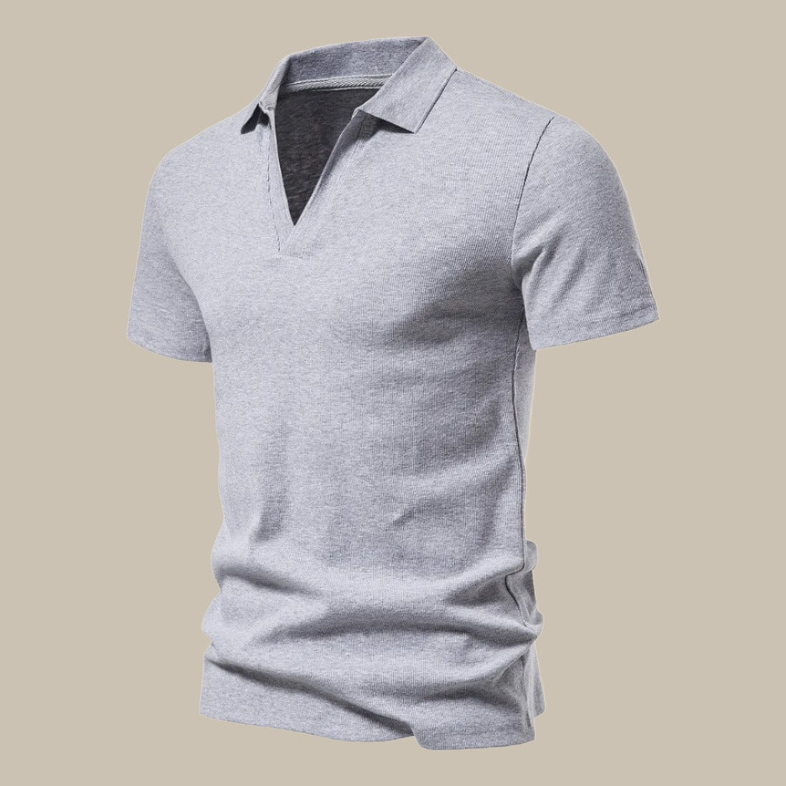 Justin | Klassisk Polo – V-hals og Alsidig Look 
