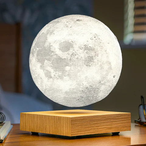 Candeeiro de lua flutuante - Iluminação suave e efeito espetacular